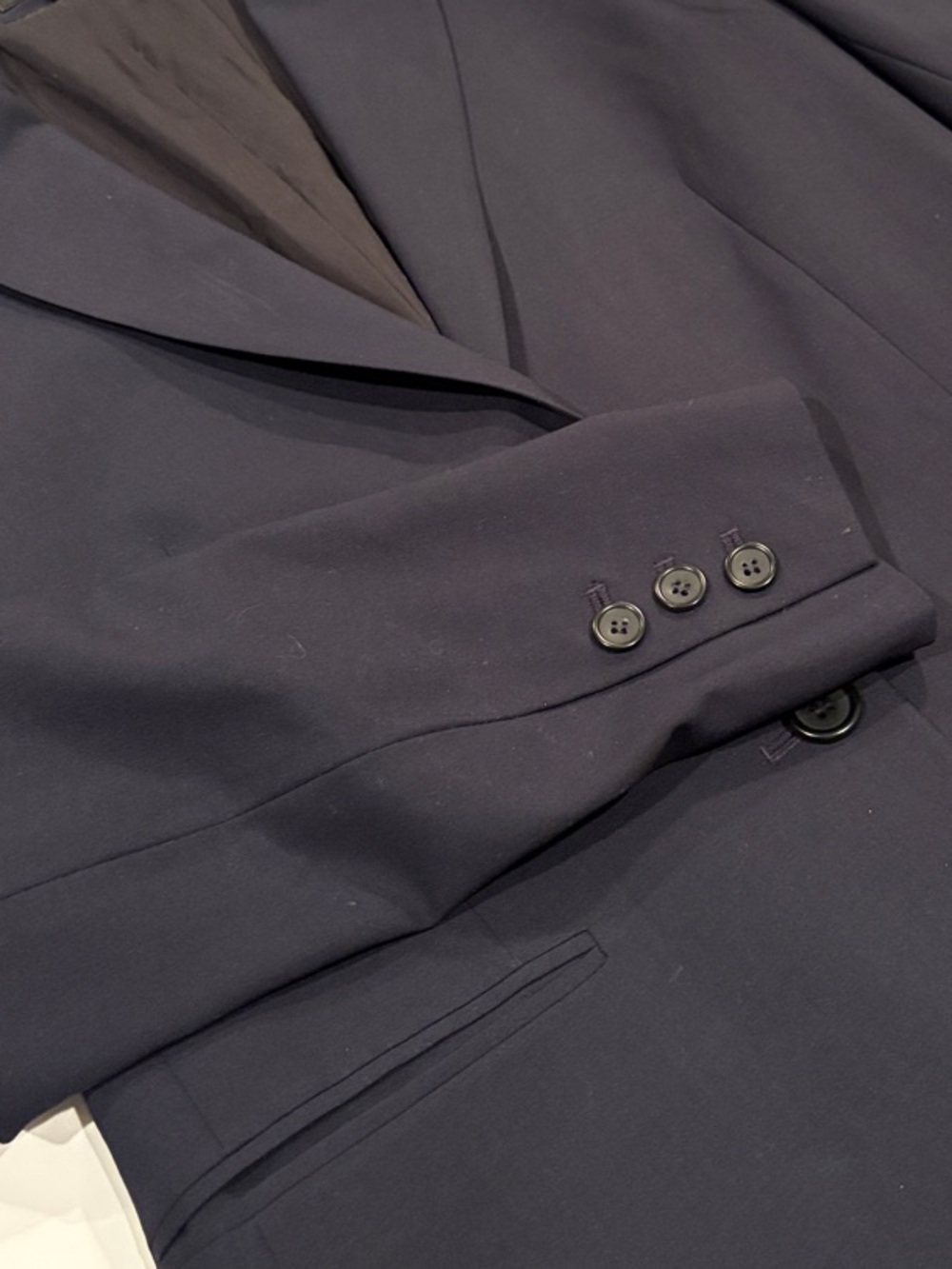 Theory Women's Navy Nichelle Blazer - Picture 3 of 10